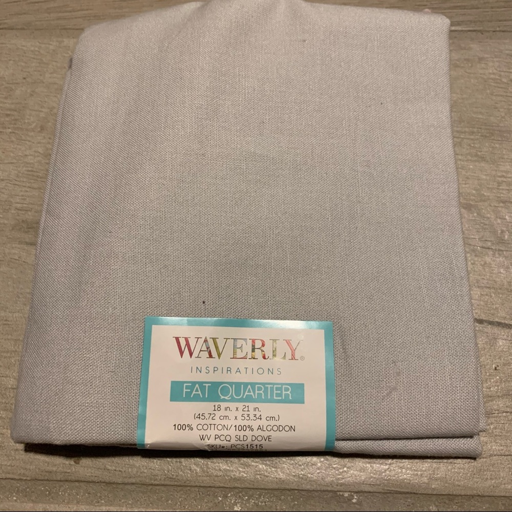 Waverly Gray Fat Quarter. 18 x 21 inches.